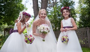 Bride Wedding Flower Girl