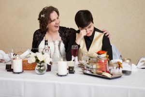 Wedding Bride LGBT Gay Fall Speech Toast