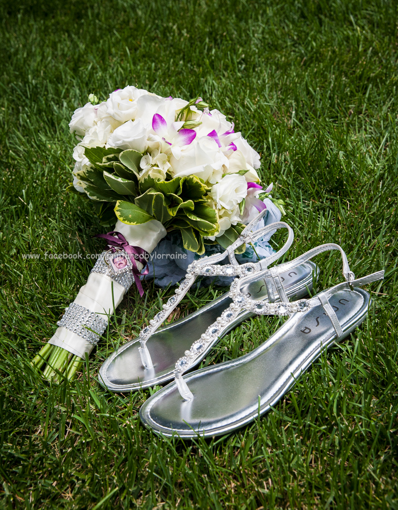 3 Wedding Flowers shoes