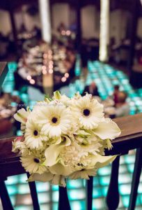 Wedding Hotel Baker Flowers rainbow room