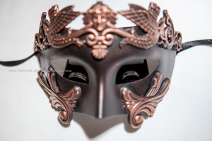 Mask Wedding Rings