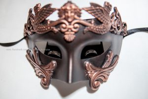 Mask Wedding Rings