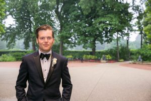 Morton Arboretum Wedding, Groom, portrait