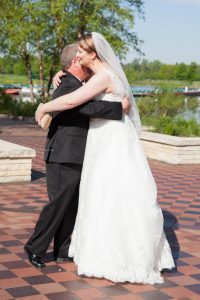 Bride groom first look