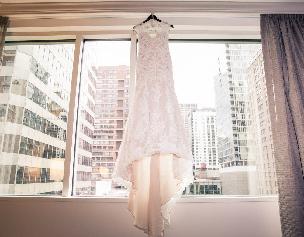 Wedding Dress window, Chicago Wedding