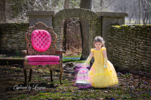 Beauty and the Beast photoshoot children photographer geneva il