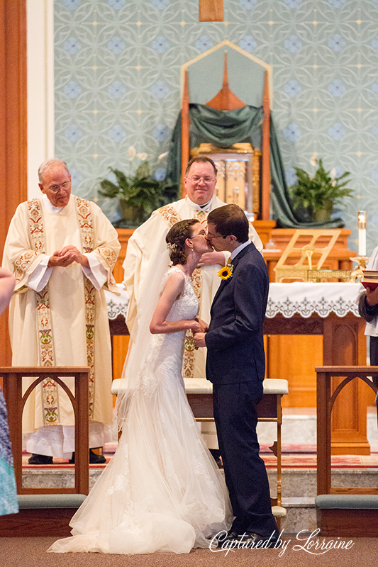 Holy Angels Catholic Church Wedding Photographer