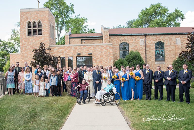 Holy Angels Catholic Church Wedding Photographer