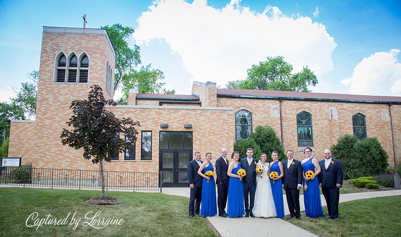 Holy Angels Catholic Church Wedding Photographer