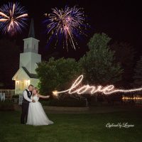 Chapel in the Pines Wedding Sparkler Exit-3